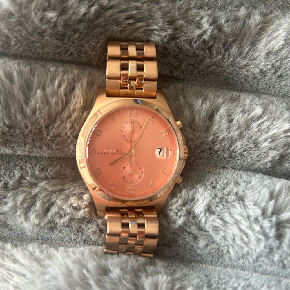 Marc by Marc Jacobs rose gold watch